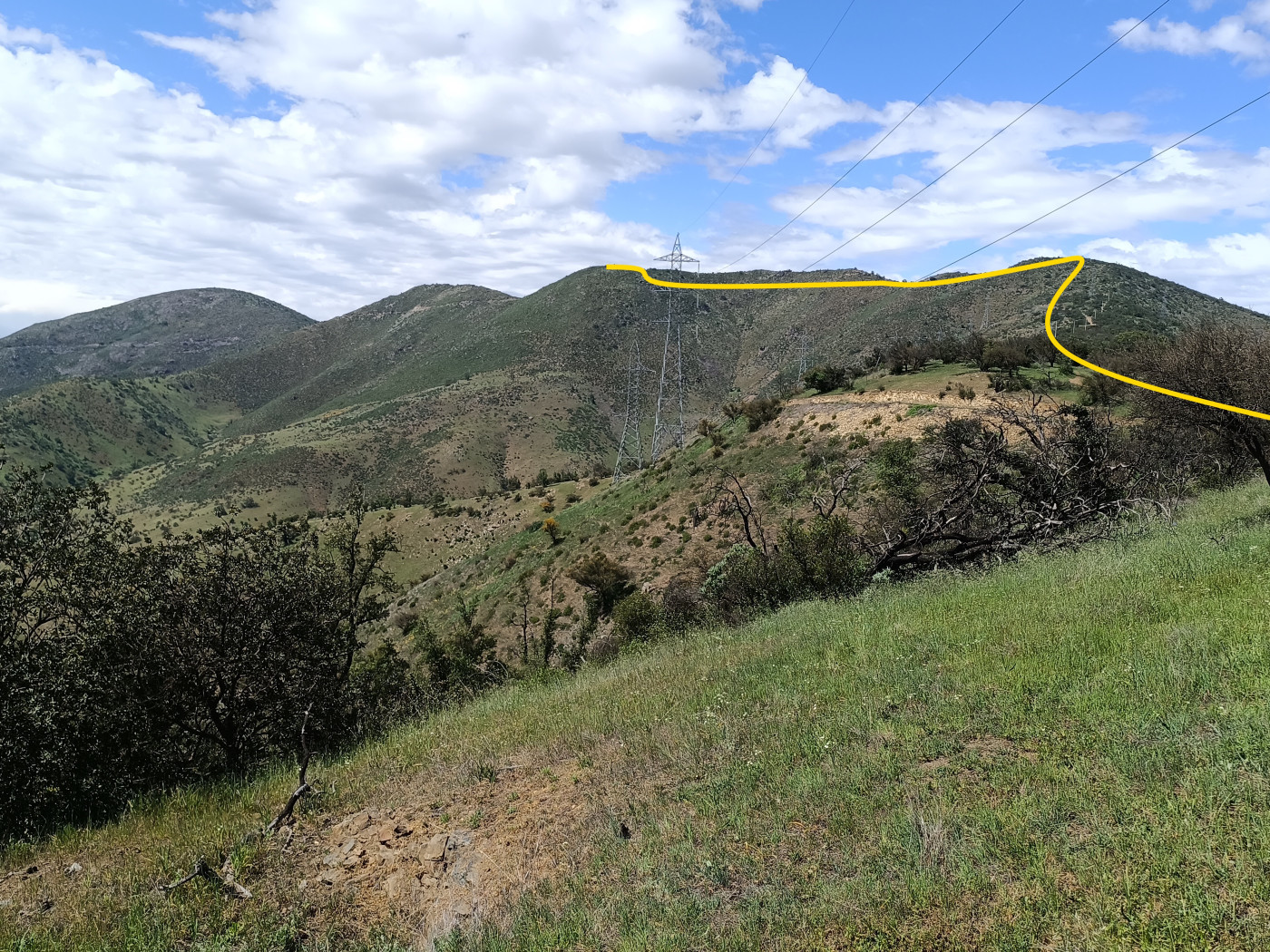 Filo Oeste desde Cuesta Lo Prado