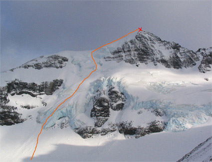 Directa Glaciar Este - Cumbre Sur