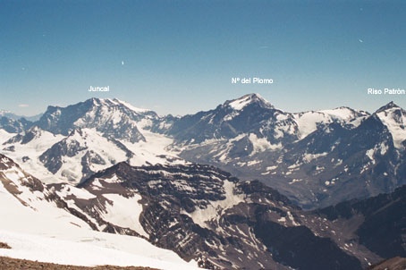 Nevado del Plomo desde el Plomo