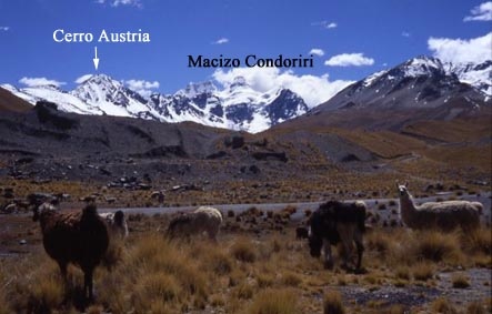 Cerro Austria y Macizo Condoriri