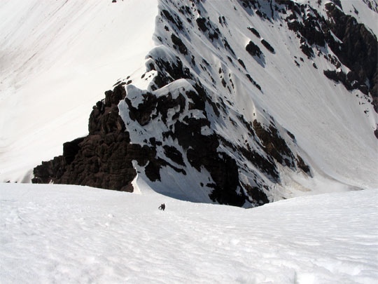 Saliendo de la Canaleta del Rincón