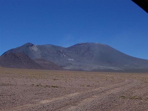 Vista atrás al Láscar en el regreso