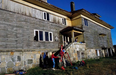 Hotel desde donde comienza la aproximacion