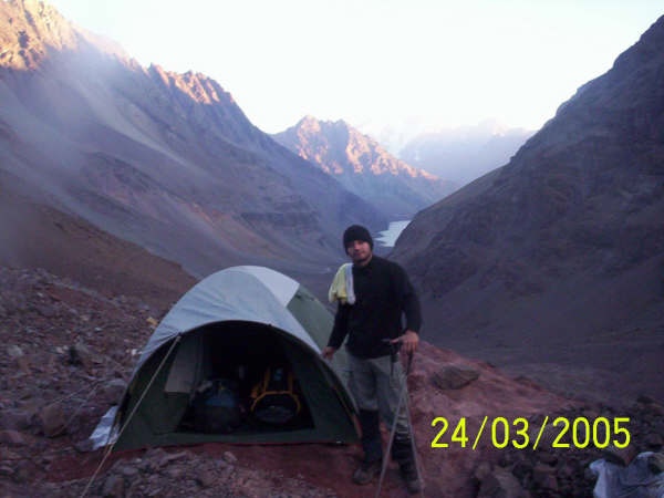 Campamento en Cumbre Sur