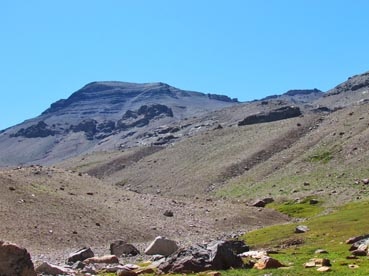 Mesetas Norte desde Cajón Ojos de Agua