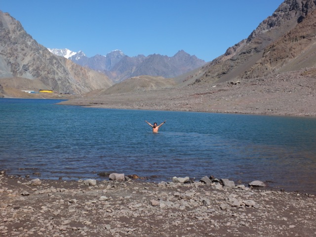 Rodrigo Morales en Laguna Inca