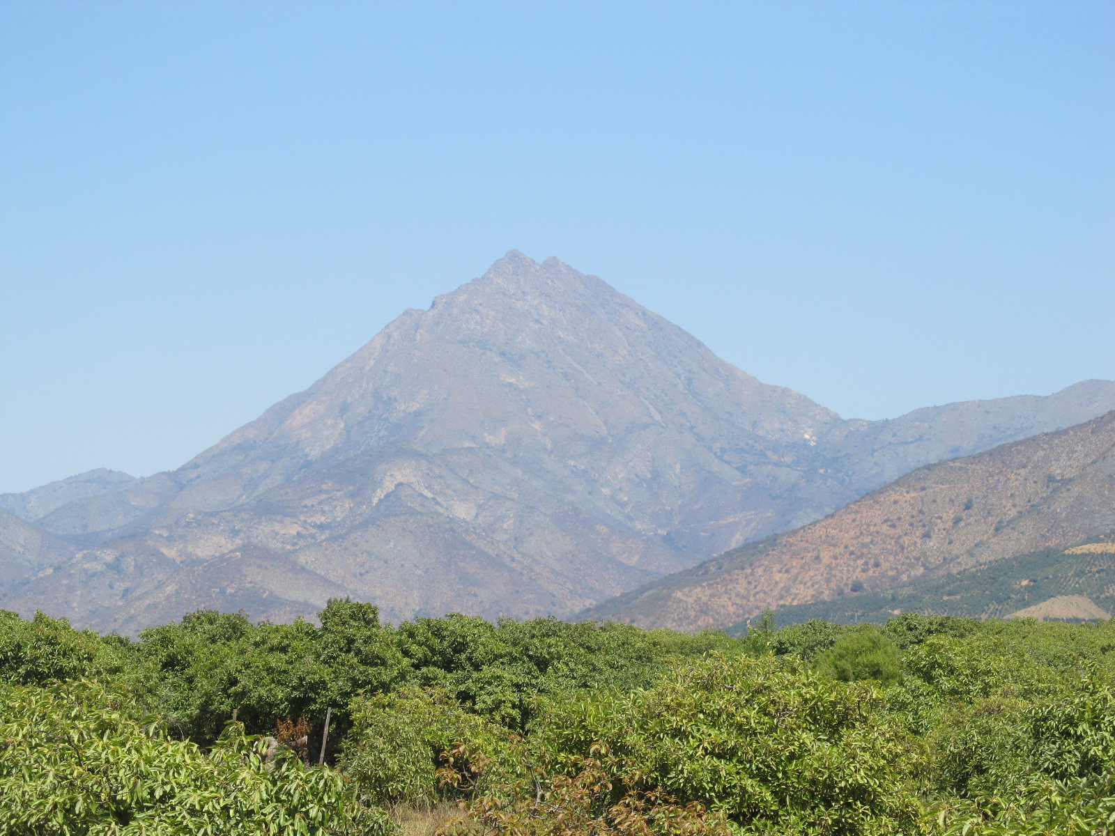 La Campana desde Hijuelas