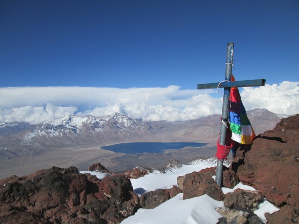 Cumbre del volcán Maipo