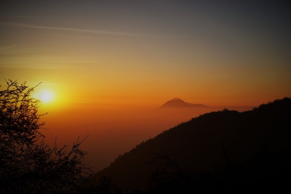 Manquehue al atardecer
