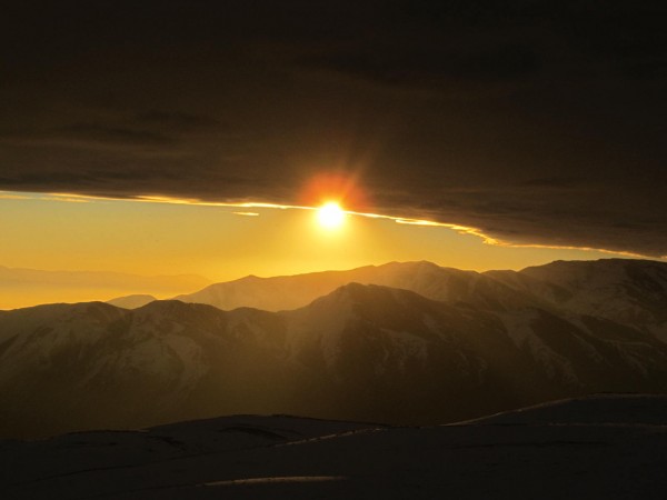 Canoitas y Puesta de Sol
