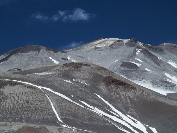Detalle parte superior Incahuasi desde Chile