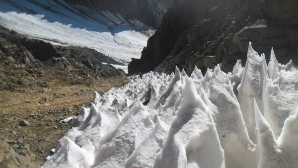 Entrada Canaleta de nieve