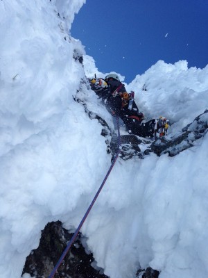 Nico Estrada guerriando en el 1er largo