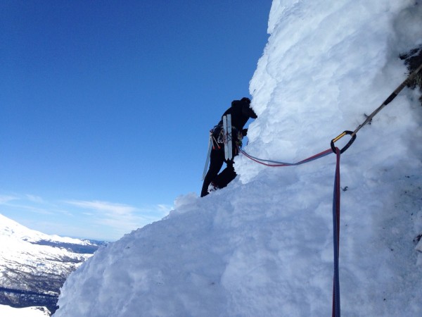 Osiel Aqueveque buscando la pasada