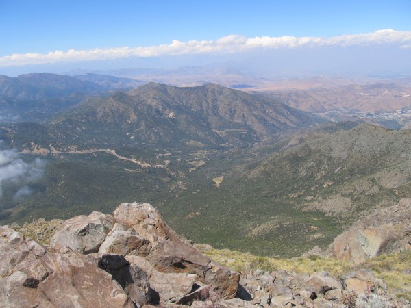 Panorámica Este desde Cumbre del Vizcachas