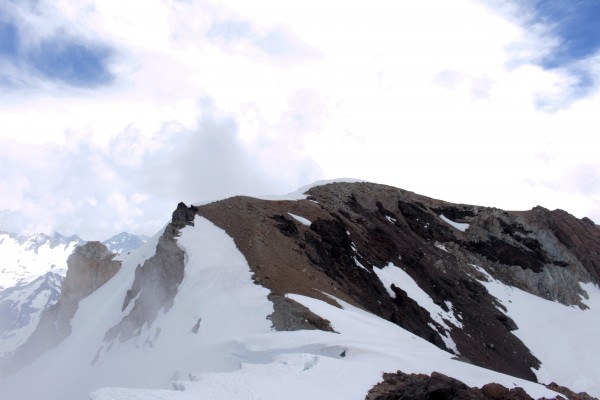 Camino a la cumbre del Manzanilla