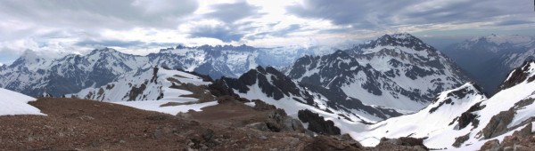 Panorámica de la cumbre