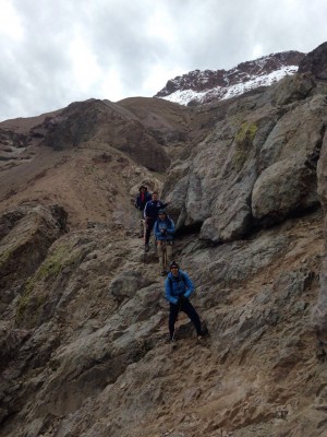 traverse antes de la cumbre