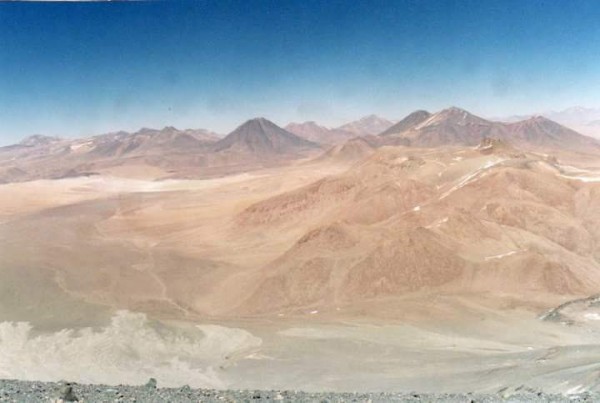 corona desde cumbre del lascar