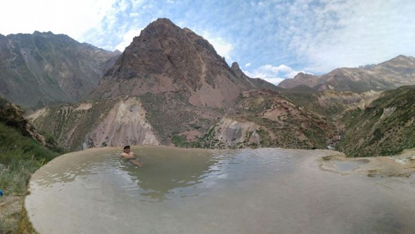 Baños Azules cerro Pan de Azucar