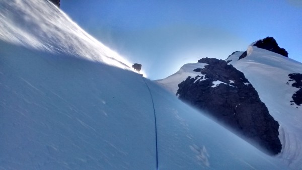 Cruzando el traverse