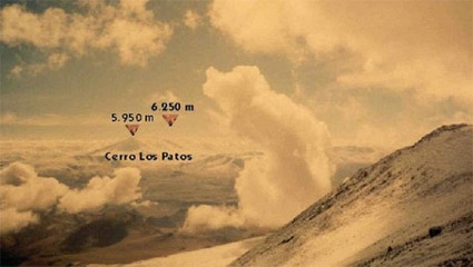 Cerro Los Patos desde el Vn. Copiapó