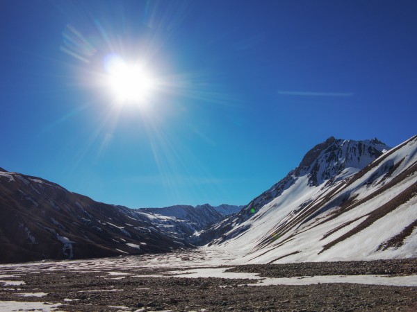 Cerro Gastón y valle Yeguas Muertas
