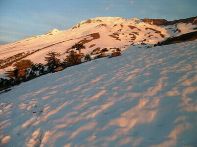 Callaqui al atardecer