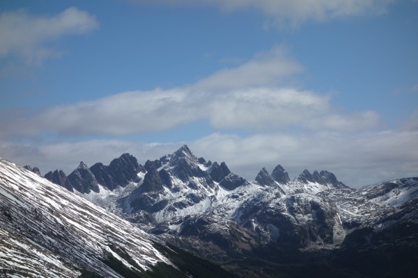 Dientes de Navarino desde el cerro La Bandera