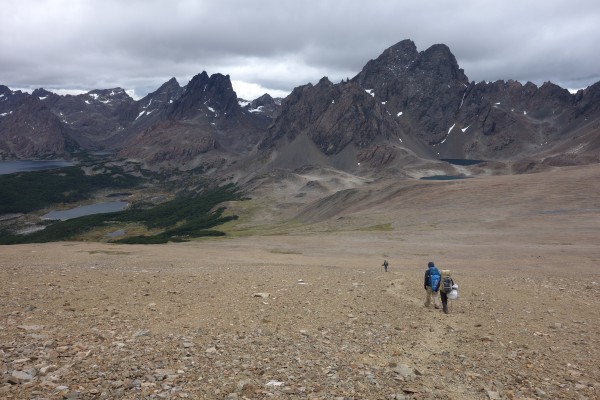 Dientes de Navarino desde cerro Bertinelli