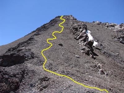 Acarreo previo a trepas de roca