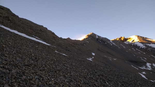 Ruta al Puente Alto desde el filo