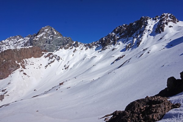 Cara sur de la Cabeza del Inca
