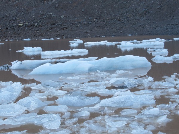 Glaciar de laguna El Morado