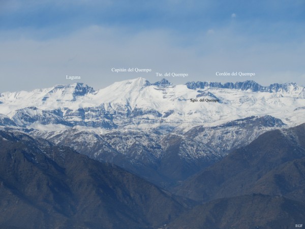 Panorámica al Capitán del Quempo y Vecinos