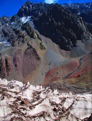 Cerro Loma Larga desde glaciar suroeste
