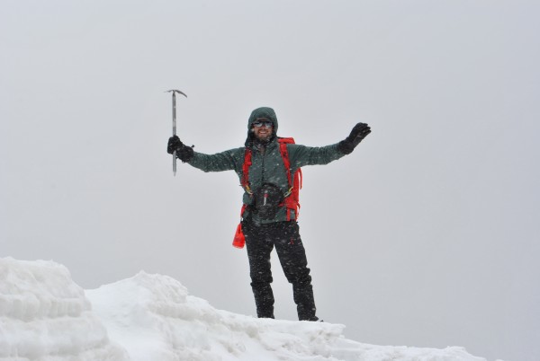 Foto llegando a cumbre