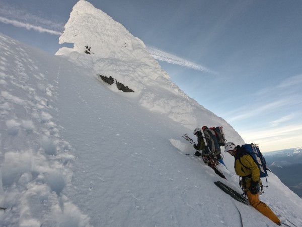Hongo cumbre sur en invierno
