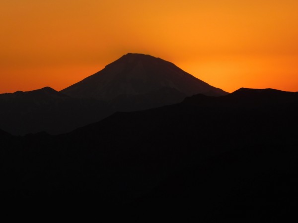 Lonquimay al atardecer
