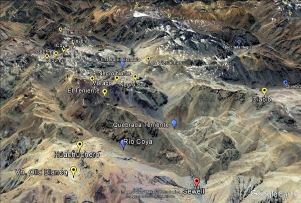 Mina El Teniente, Sewell