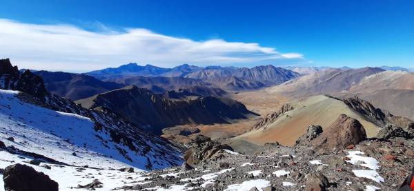 Argentina desde el portezuelo sur.