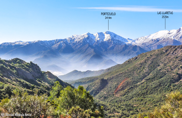 Cerro Portezuelo (cara sur)