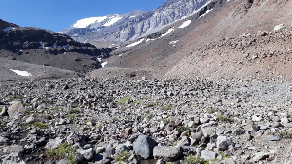Cerro El Plomo desde Piedra Numerada