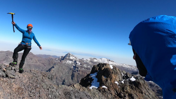 Cumbre central del cerro El Tridente 