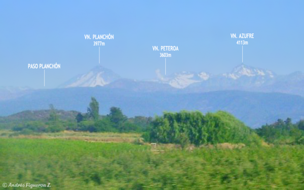 Planchón a la distancia