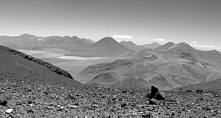 Vista a laguna Lejía