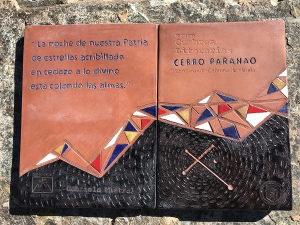 PLACA CUMBRES LITERARIAS 