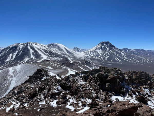 Desde la cumbre hacia el Lascar