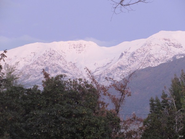 Morro del Tambor nevado
