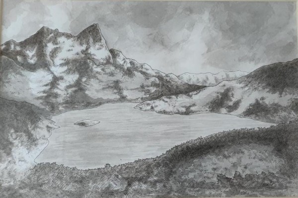 Retrato del cerro Clem Lindenmayer